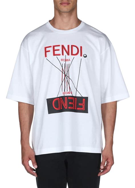 fendi polo top mens|Fendi fiend t shirt.